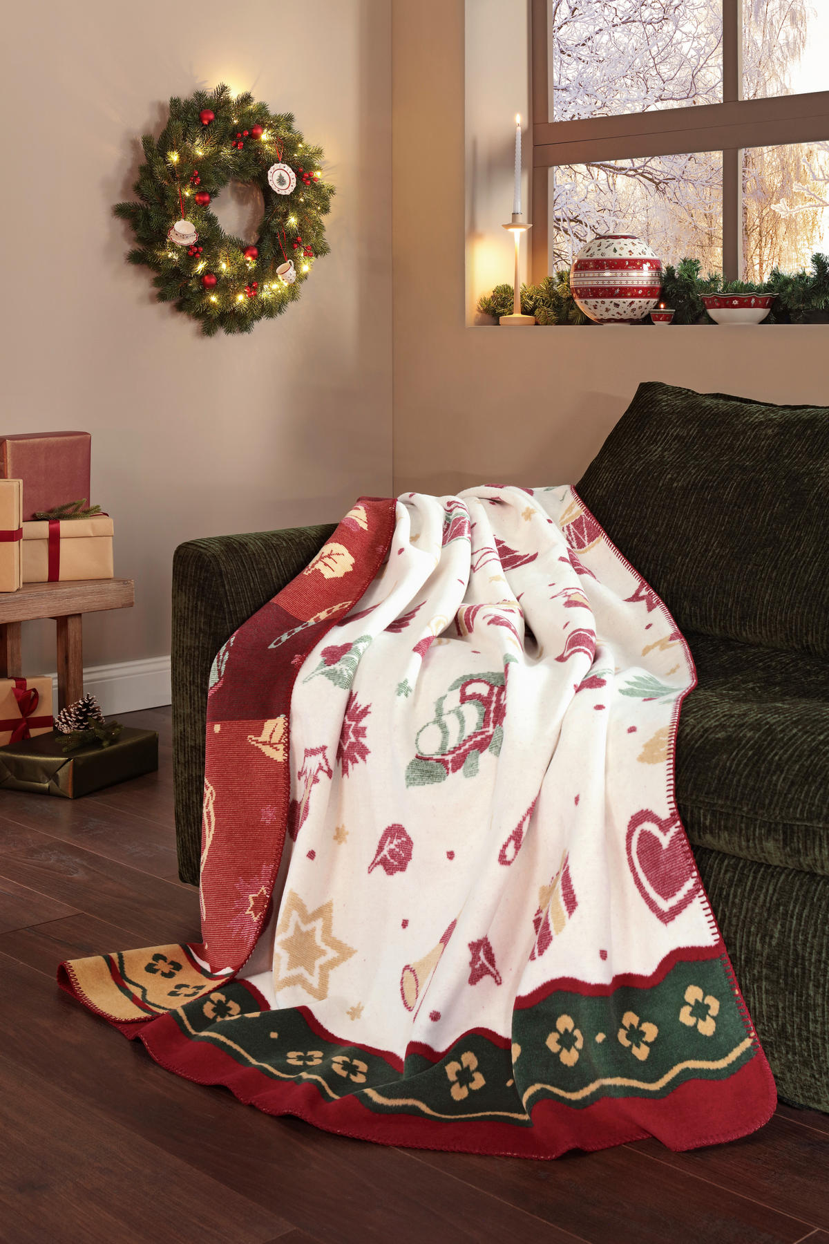 WOHNDECKE Villeroy & Boch 2025/26 150/200 cm  - Multicolor, Basics, Textil (150/200cm) - Villeroy & Boch