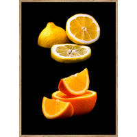 KUNSTDRUCK 51,2/71,2 cm  - Eichefarben/Multicolor, Basics, Holzwerkstoff (51,2/71,2cm) - Monee