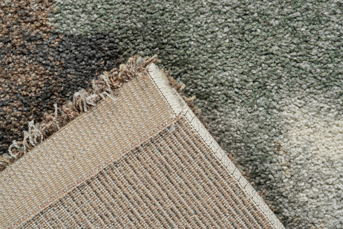 WEBTEPPICH 160/230 cm Mehari Braun, Creme, Sandfarben rechteckig  - Sandfarben/Creme, Basics, Kunststoff/Textil (160/230cm) - Novel