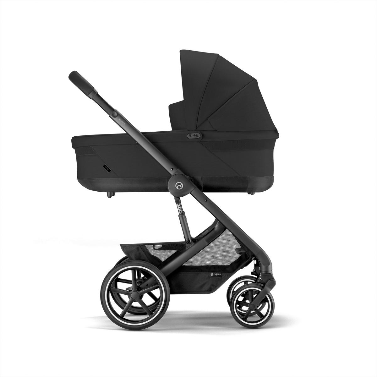 KINDERWAGENSET Balios S Lux One Box Set  - Schwarz, Basics, Kunststoff/Textil (87/60/108cm) - Cybex