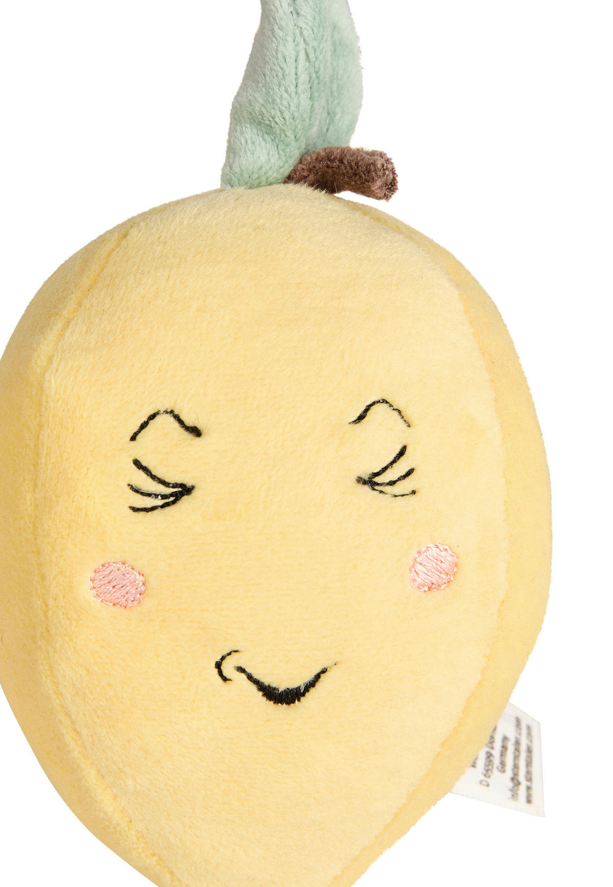 KUSCHELTIER Früchte 11/7/7 cm  - Hellgelb, Basics, Textil (11/7/7cm) - Sterntaler