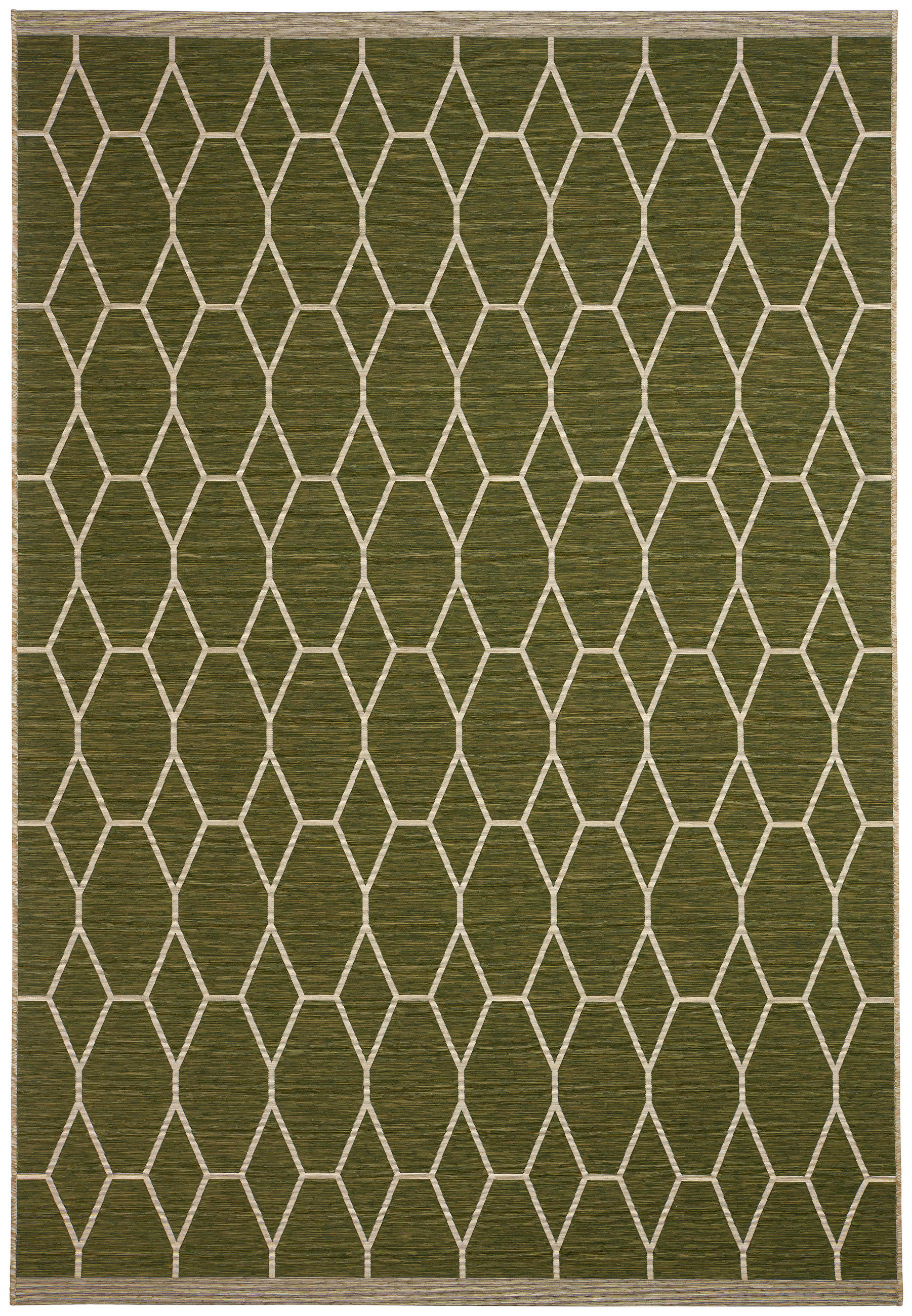 OUTDOORTEPPICH 123/180 cm Olea Olivgrün  - Olivgrün, Trend, Textil (123/180cm) - Dieter Knoll