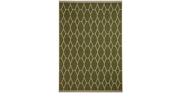OUTDOORTEPPICH 123/180 cm Olea Olivgrün  - Olivgrün, Trend, Textil (123/180cm) - Dieter Knoll