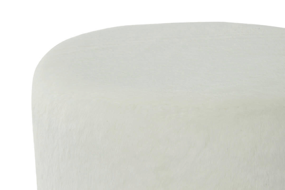 HOCKER Weiß  - Weiß, MODERN, Kunststoff (36/44/36cm) - Kayoom