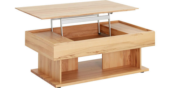 COUCHTISCH in Holz 120/70/45-65 cm - Buchefarben, KONVENTIONELL, Holz (120/70/45-65cm) - Valnatura