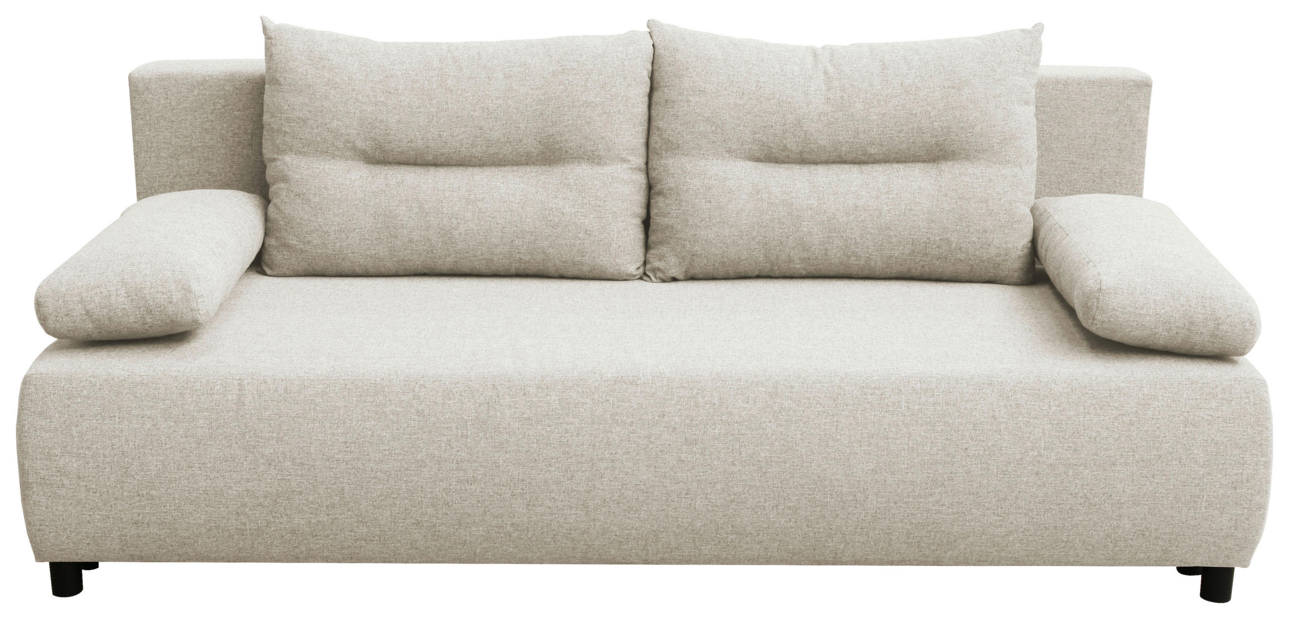 MID.YOU ROZKLADACIA POHOVKA, textil, krémová