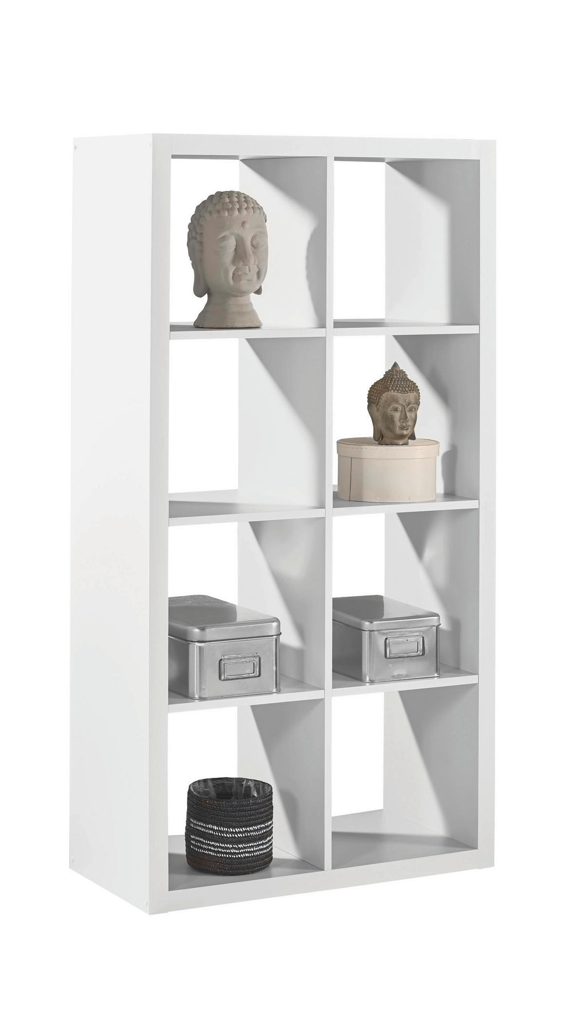DĚLICÍ STĚNA, bílá, 77/147/38 cm - bílá, Design, kompozitní dřevo (77/147/38cm) - Carryhome