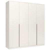 DREHTÜRENSCHRANK Kaschmir  - Kaschmir/Schwarz, Modern, Holzwerkstoff/Metall (185/211/53cm) - MID.YOU