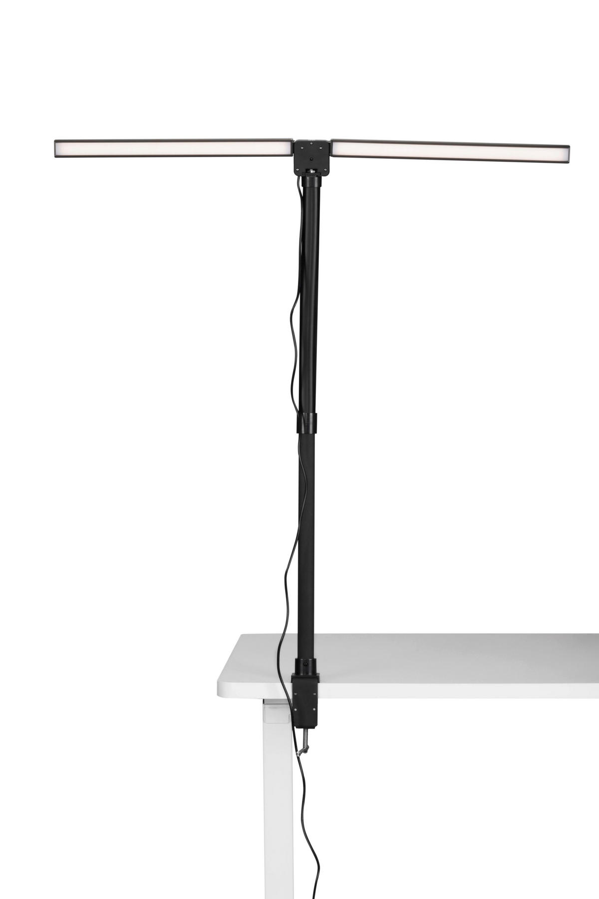 LED CSIPTETŐS LÁMPA - fekete, Basics, műanyag/fém (80/35/71,5cm) - Novel