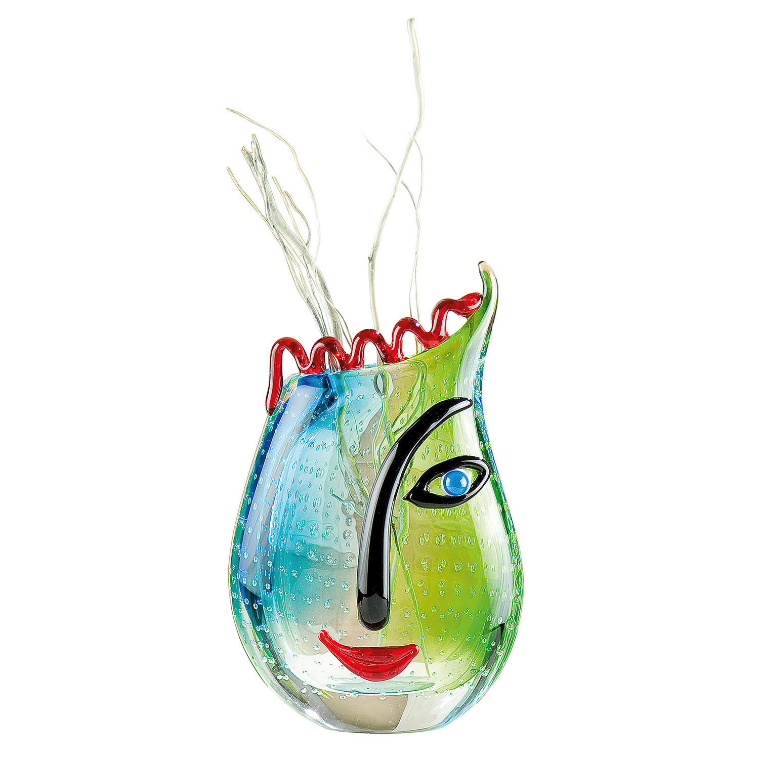 VASE Vero  - Multicolor, Basics, Glas (17/28/9cm)