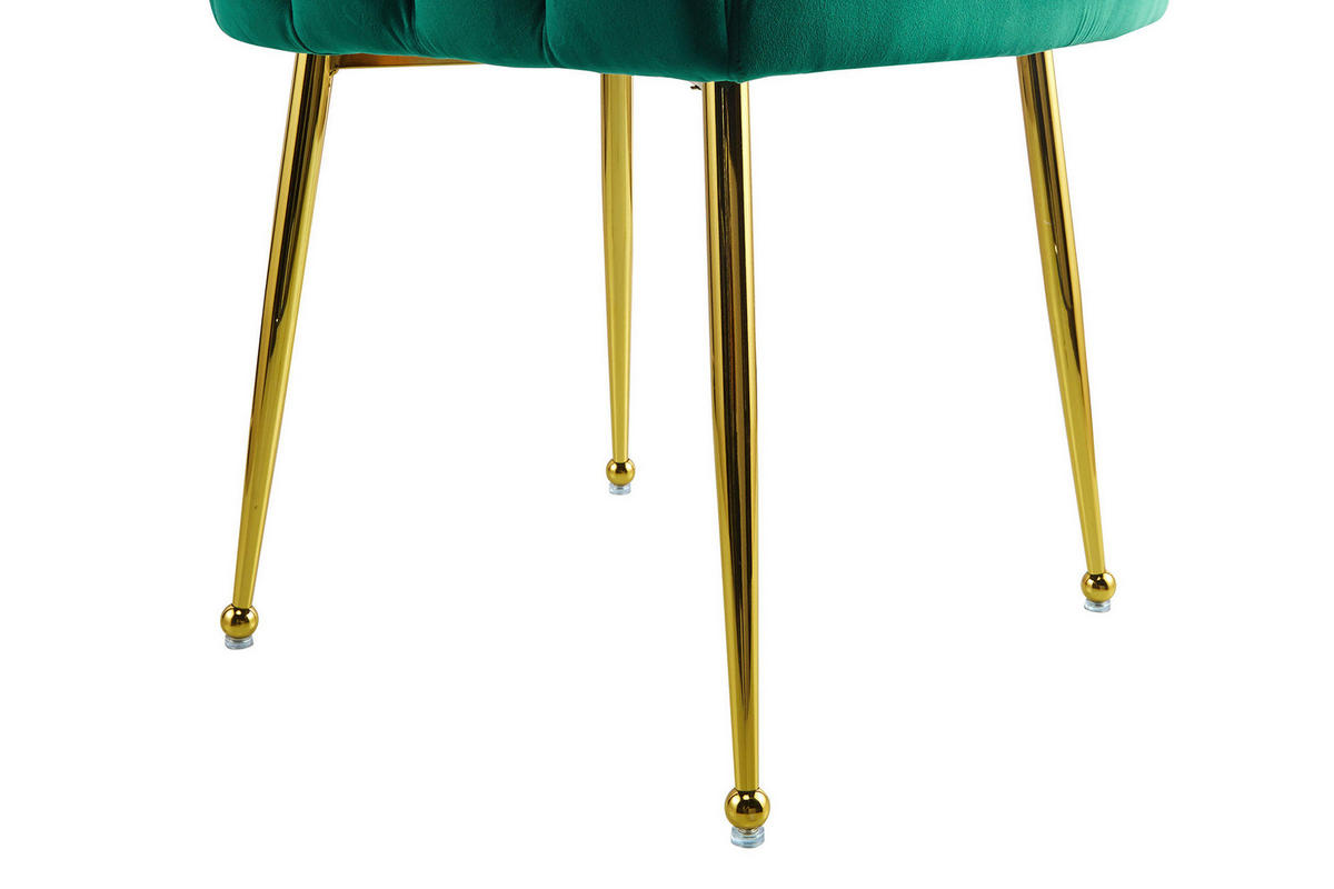 STOL MED ARMSTÖD järn  - grön, Design, metall/textil (59/85/56cm) - Kayoom