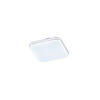 LED-DECKENLEUCHTE     - Weiss Hochglanz/Chromfarben, Konventionell, Glas (17/17cm) - Fischer & Honsel