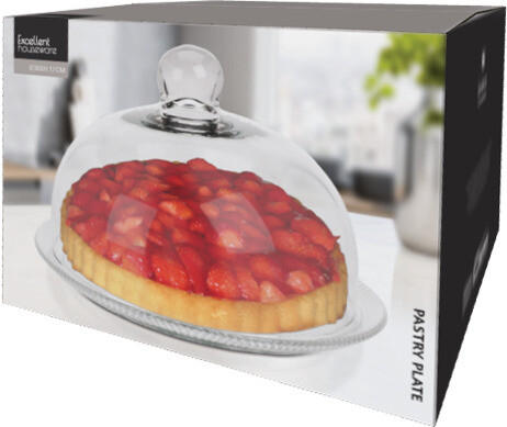 Platou cu capac pentru tort 30/17 cm