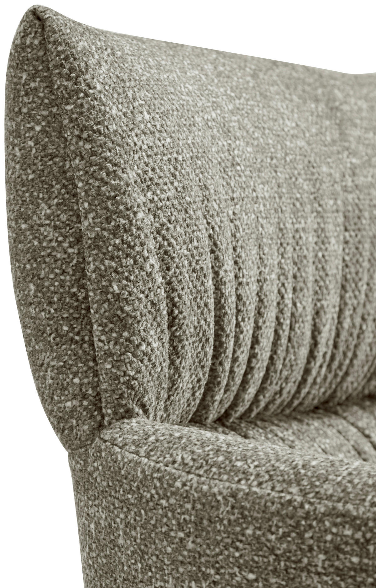 STOL MED ARMSTÖD järn linneimitation  - cappuccino/svart, Design, metall/textil (64/86/63cm) - Dieter Knoll