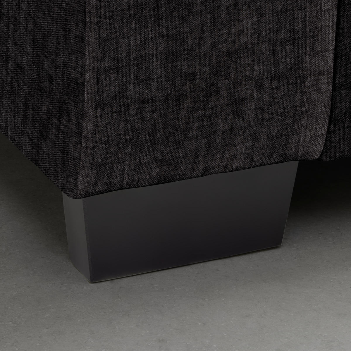 BIG SOFFA i grafitfärgad  - grafitfärgad/svart, Modern, trä (246/93/124cm) - MID.YOU
