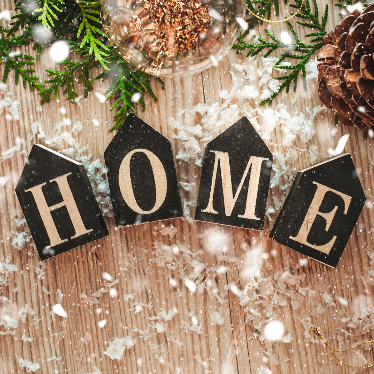 FUSSMATTE 40/60 cm Home Christmas  - Multicolor, Trend, Kunststoff/Textil (40/60cm) - Esposa