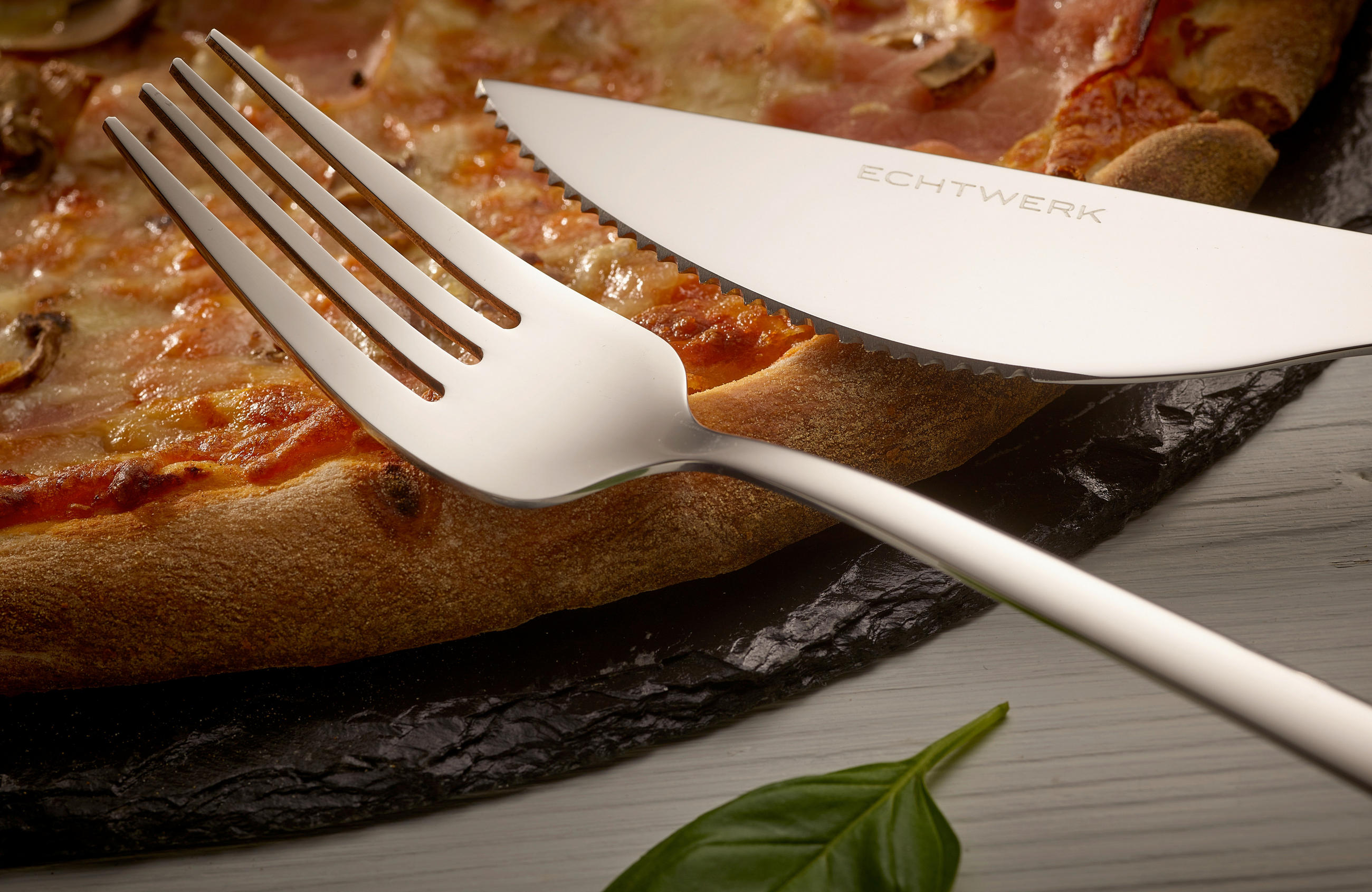 PIZZABESTECK Edelstahl  - Silberfarben, Basics, Metall (23cm) - Echtwerk