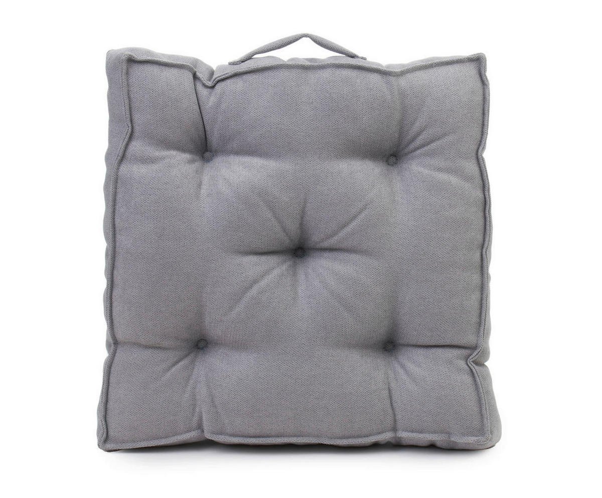 SITZKISSEN   40/40/7 cm  - Silberfarben, KONVENTIONELL, Textil (40/40/7cm) - Novel