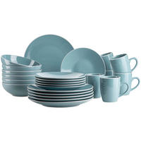 KOMBISERVICE Türkis Elissa 24-teilig 6 Personen  - Türkis, Basics, Keramik (46,5/33/32cm) - Mäser