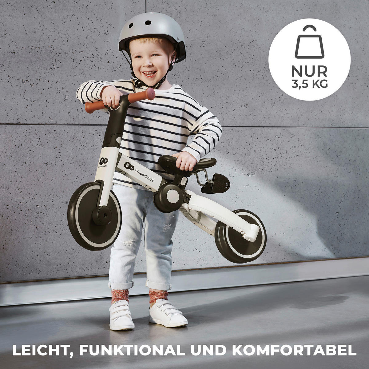 DREIRAD - Gelb, Basics, Kunststoff/Metall (69/44.5/49cm) - kinderkraft