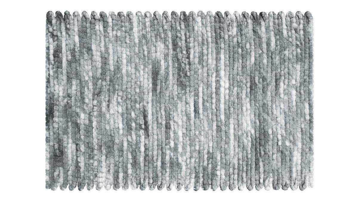 BADTEPPICH Leonie Anthrazit 65/115 cm  - Anthrazit, Basics, Textil (65/115cm)