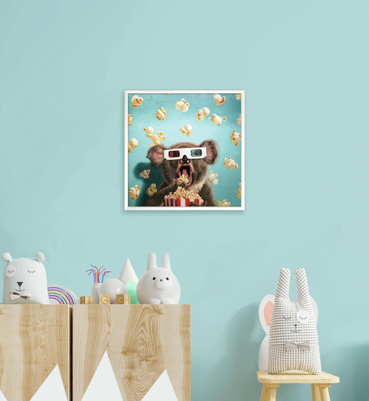 KUNSTDRUCK 30/30 cm  - Beige/Braun, Basics, Papier (30/30cm) - Monee
