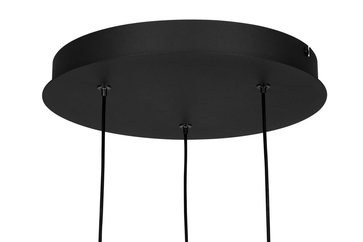 ZÁVĚSNÉ LED SVÍTIDLO, 40/180 cm  - černá, Design, kov/sklo (40/180cm) - Dieter Knoll