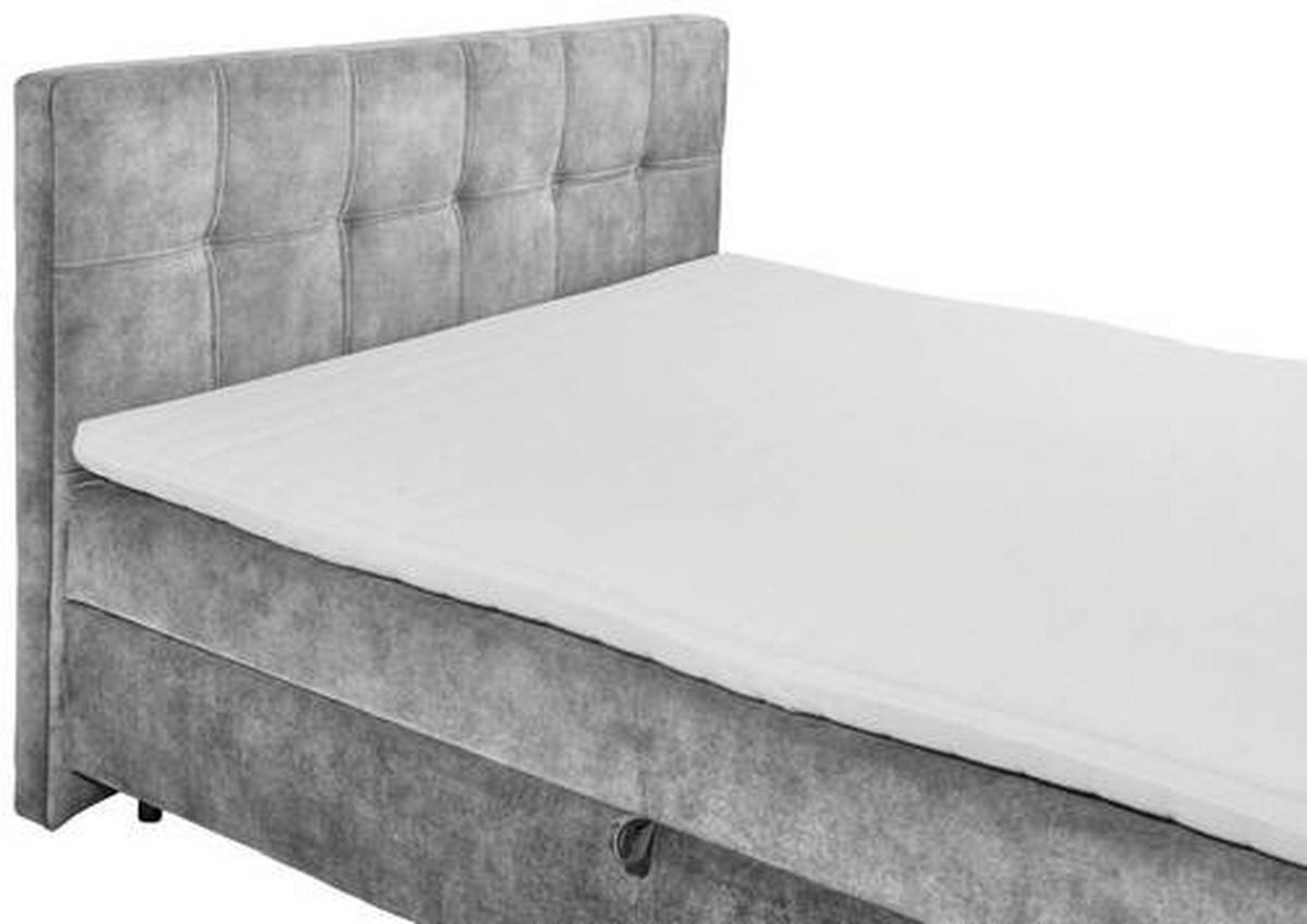 BOXBETT 180/200 cm  in Grau  - Schwarz/Grau, MODERN, Holzwerkstoff/Kunststoff (180/200cm) - MID.YOU