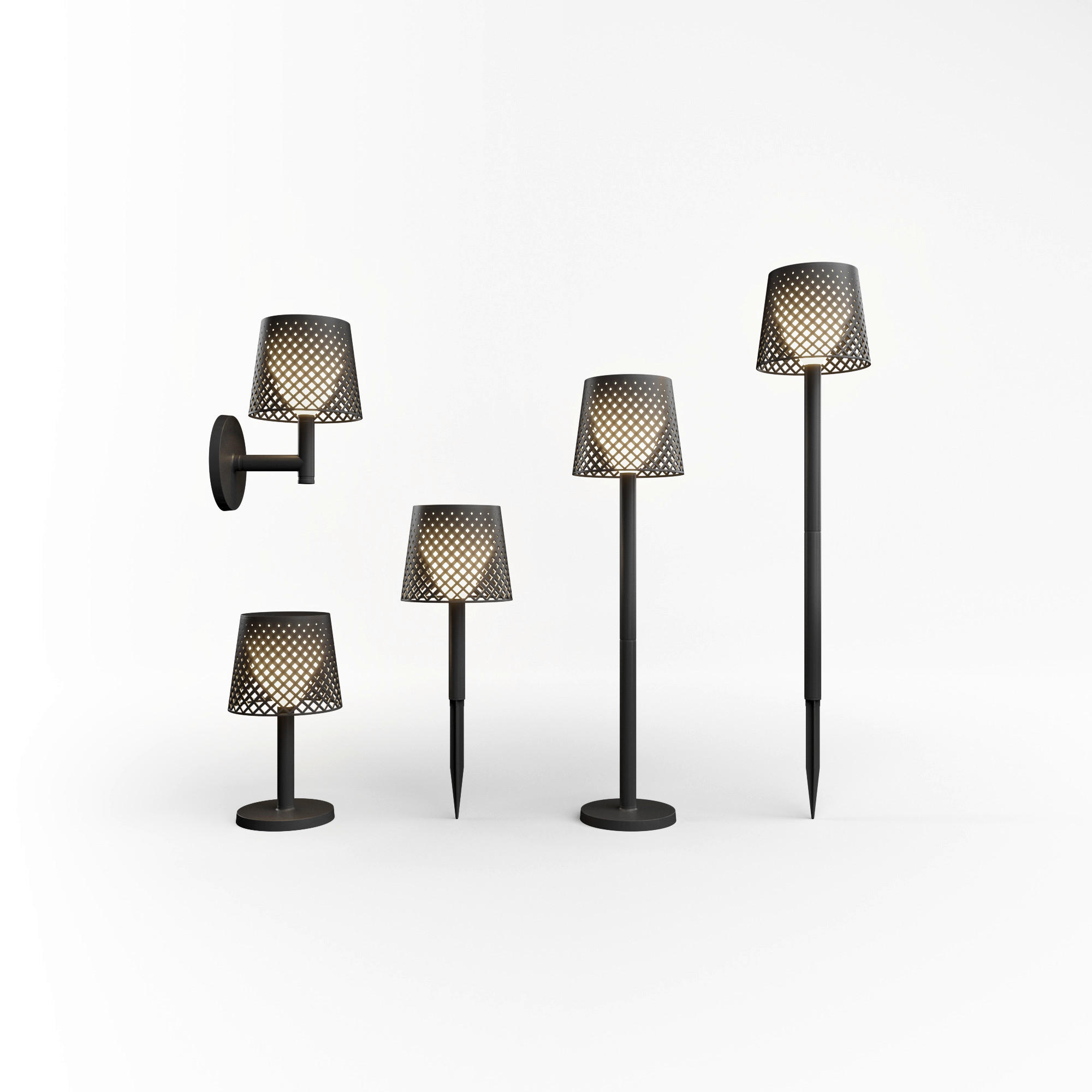 SOLARLEUCHTE GRETA 5in1 16.3/80/16.3 cm   - Schwarz, Basics, Kunststoff (16.3/80/16.3cm) - New Garden