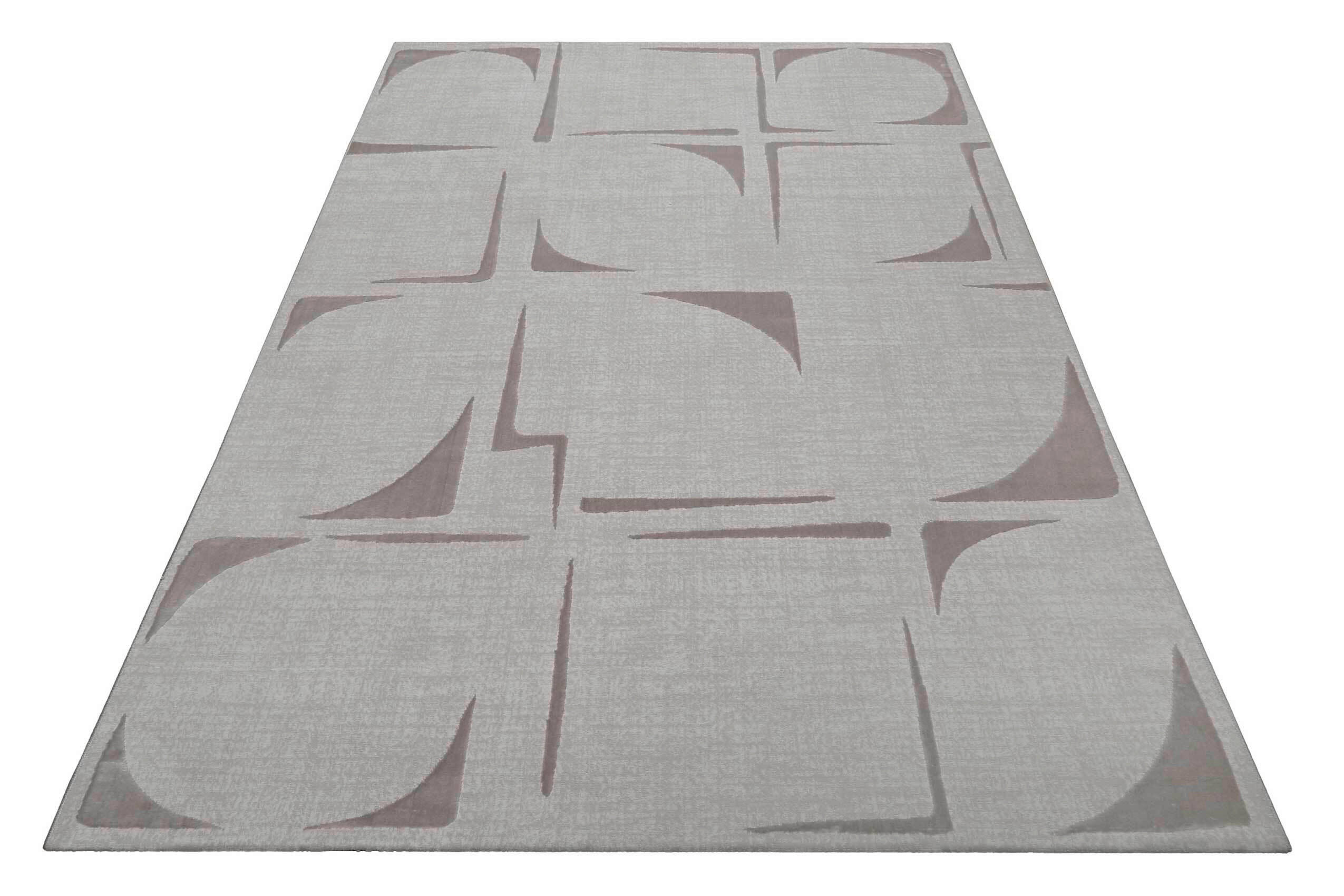 FLACHWEBETEPPICH 120/170 cm Nelle Grau, Silberfarben, Hellgrau  - Silberfarben/Hellgrau, Design, Textil (120/170cm) - Esprit