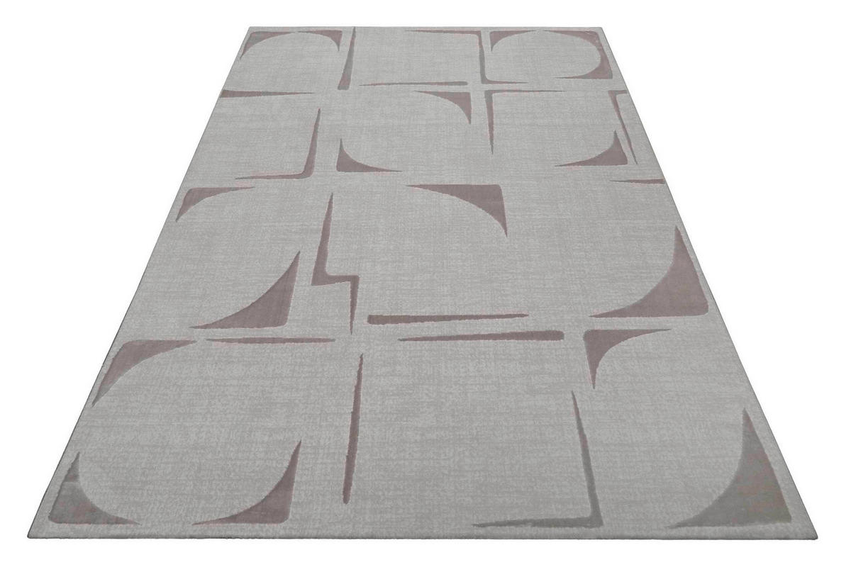 FLACHWEBETEPPICH 160/225 cm Nelle Grau, Silberfarben, Hellgrau  - Silberfarben/Hellgrau, Design, Textil (160/225cm) - Esprit