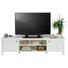 TV-ELEMENT 196/51/50 cm - Weiß/Bronzefarben, LIFESTYLE, Holzwerkstoff/Metall (196/51/50cm) - Landscape TV-ELEMENT 196/51/50 cm - Weiß/Bronzefarben, LIFESTYLE, Holzwerkstoff/Metall (196/51/50cm) - Landscape