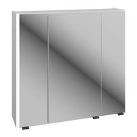 SPIEGELSCHRANK 76/70/22 cm  - Klar/Schwarz, ROMANTIK / LANDHAUS, Glas/Holzwerkstoff (76/70/22cm) - Xora