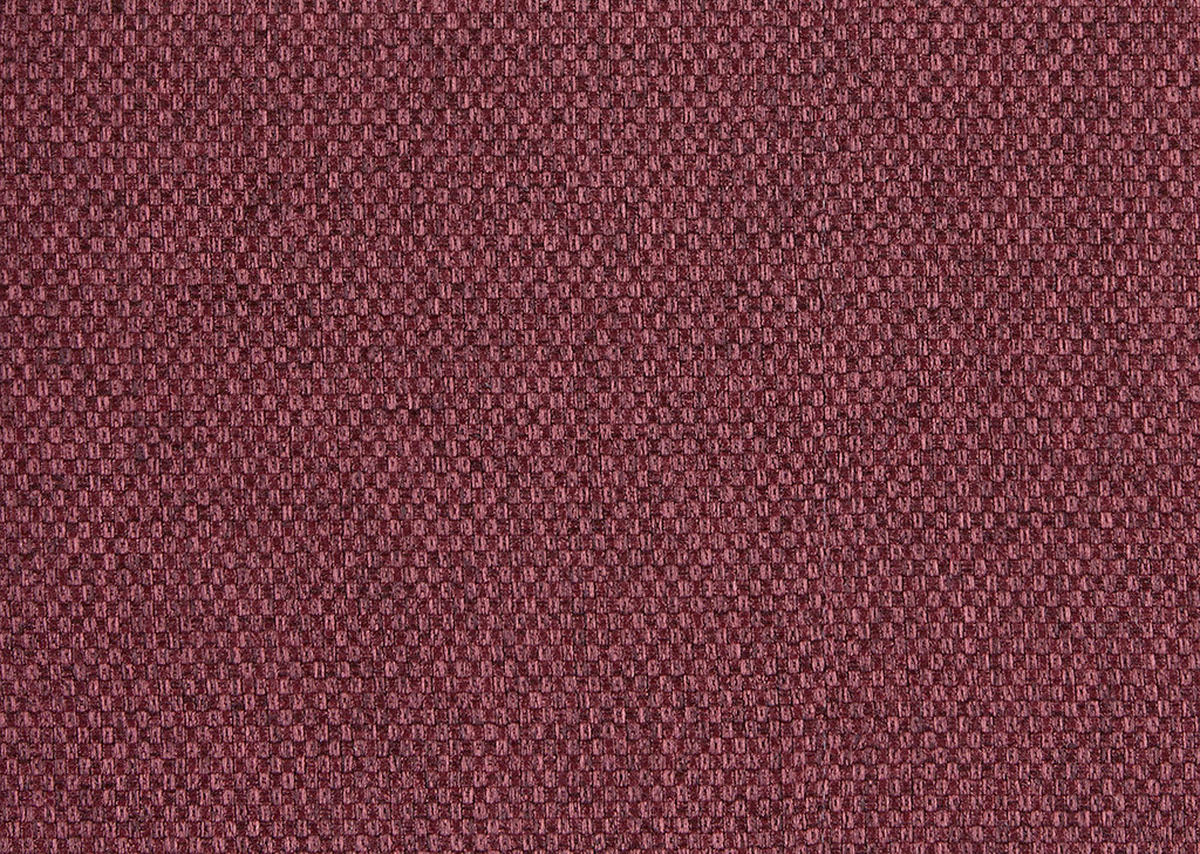 2,5-SITZER in Flachgewebe Rot  - Rot/Schwarz, Design, Textil/Metall (206/86/97cm) - Pure Home Lifestyle