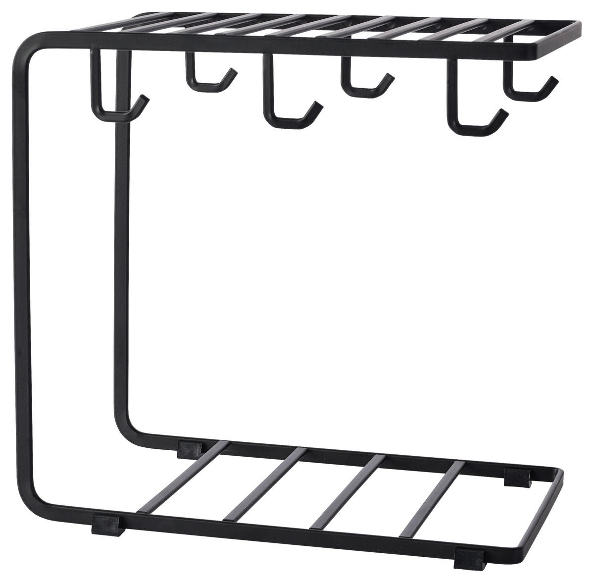 TASSENHALTER - Schwarz, Design, Kunststoff/Metall (24/15,5/23cm) - Homeware Profession.