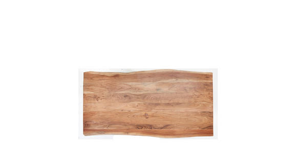 ESSTISCH - Edelstahlfarben/Akaziefarben, ROMANTIK / LANDHAUS, Holz/Metall (200/100/76cm) - Landscape