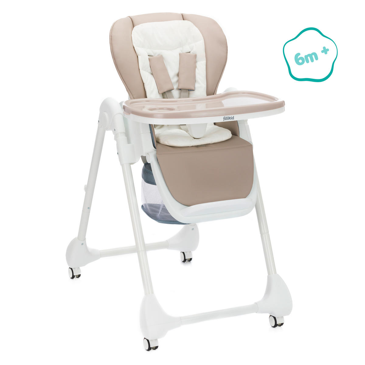 HOCHSTUHL Mio Taupe, Weiß Weiß/Taupe  - Taupe/Weiß, Basics, Kunststoff (58/105/84cm) - Fillikid