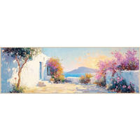 METALLBILD Landschaft & Natur, Städte  - Multicolor, Basics, Metall (60/180/4cm) - Euroart