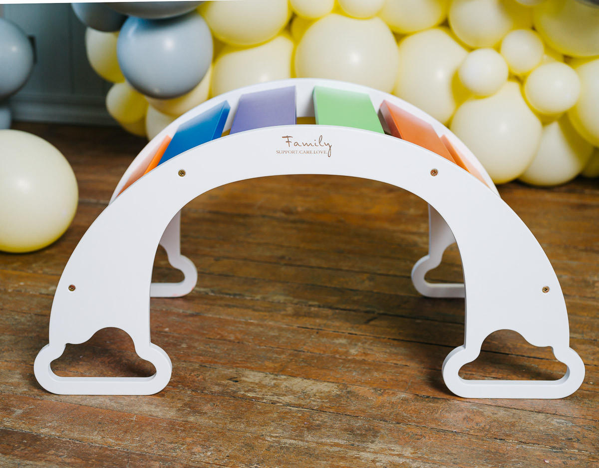 WIPPE  - Multicolor/Weiß, Basics, Holz (40/75/37cm)