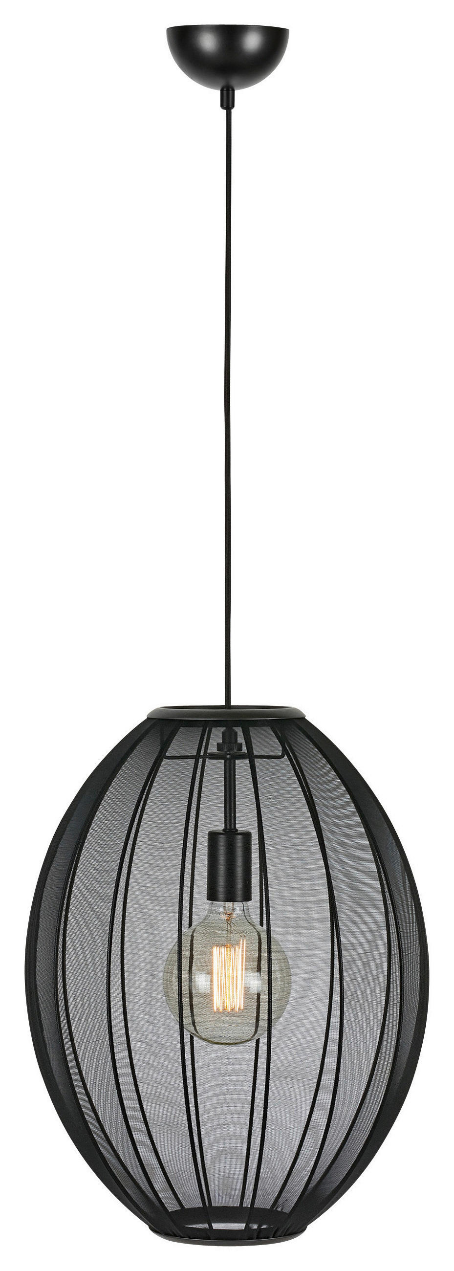 PENDELLEUCHTE 40/50/40 cm  - Schwarz, Basics (40/50/40cm) - Markslöjd