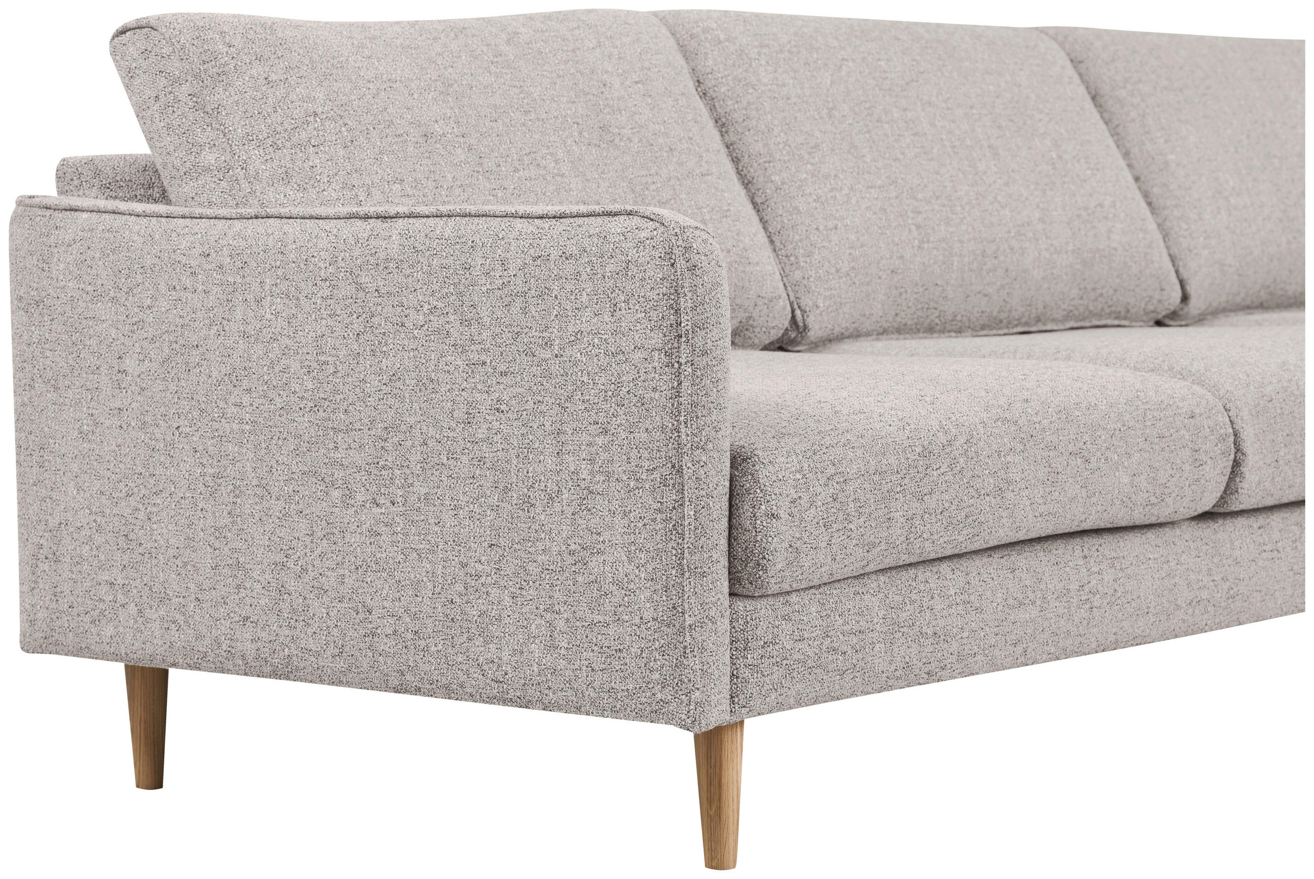 SOFFA i greige  - greige/ekfärgad, Design, trä/textil (257/82,5/223cm) - Best Price