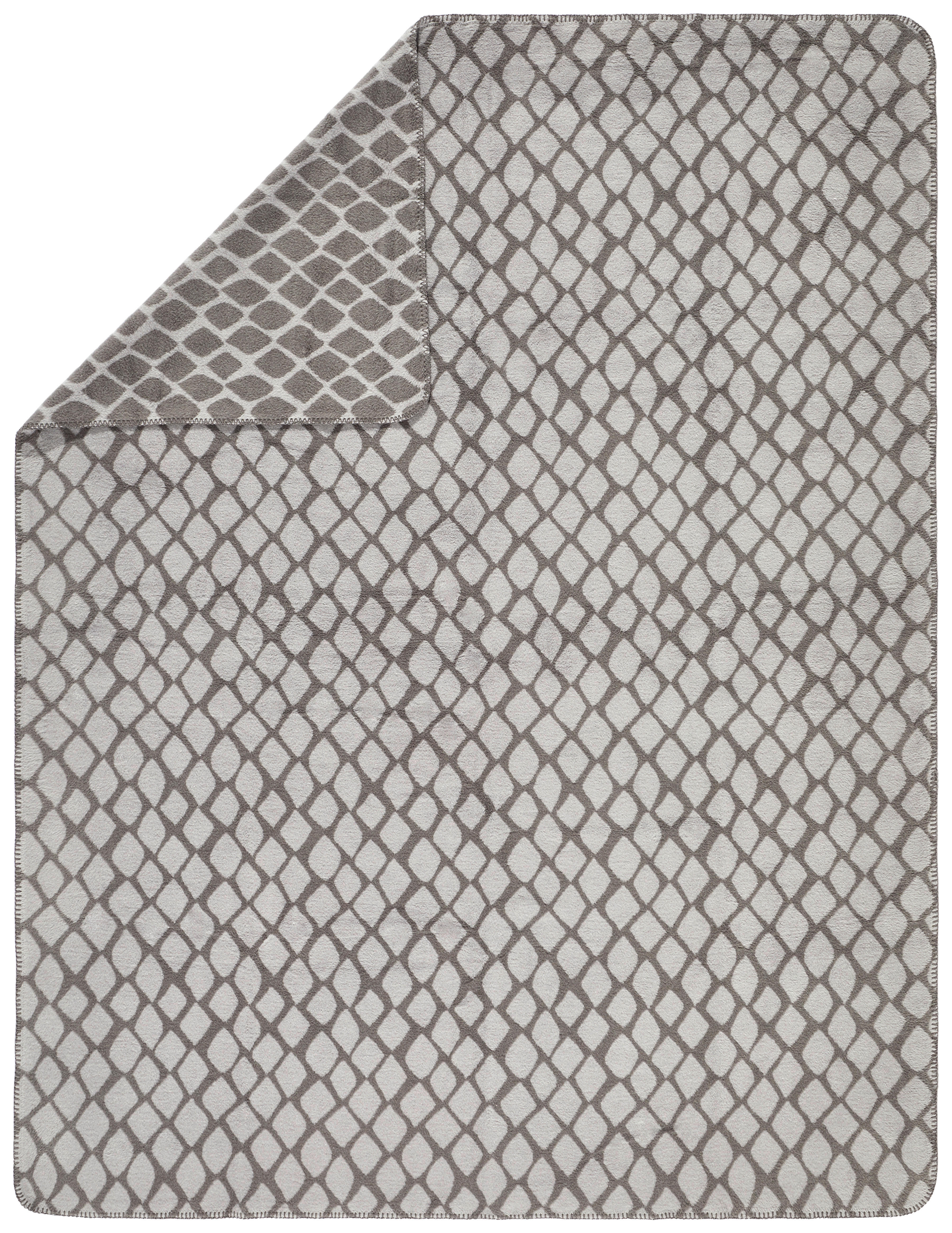 DECKE 150/200 cm  - Anthrazit, Basics, Textil (150/200cm) - Dieter Knoll