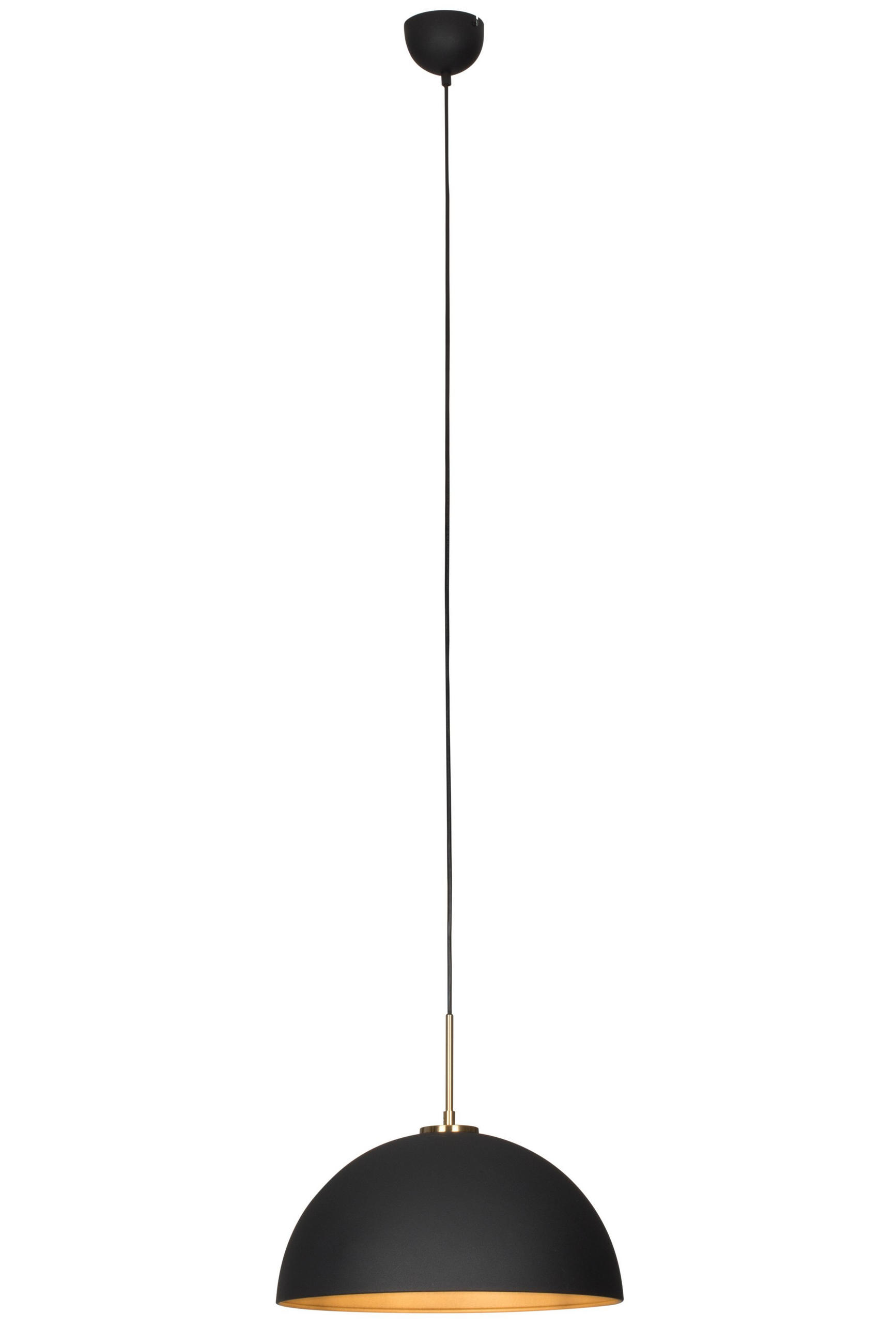 HÄNGELEUCHTE 40/150 cm   - Goldfarben/Schwarz, KONVENTIONELL, Metall (40/150cm) - Novel