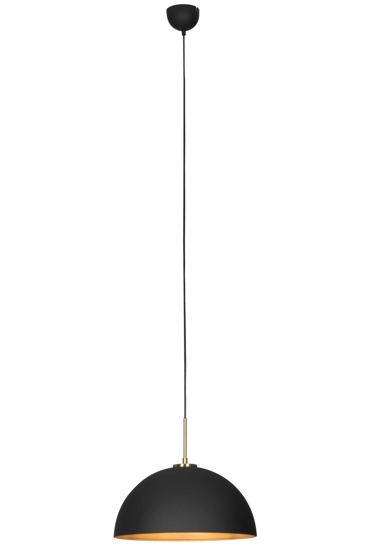 ZÁVESNÉ SVIETIDLO, 40/150 cm  - čierna/zlatá, Konventionell, kov (40/150cm) - Novel