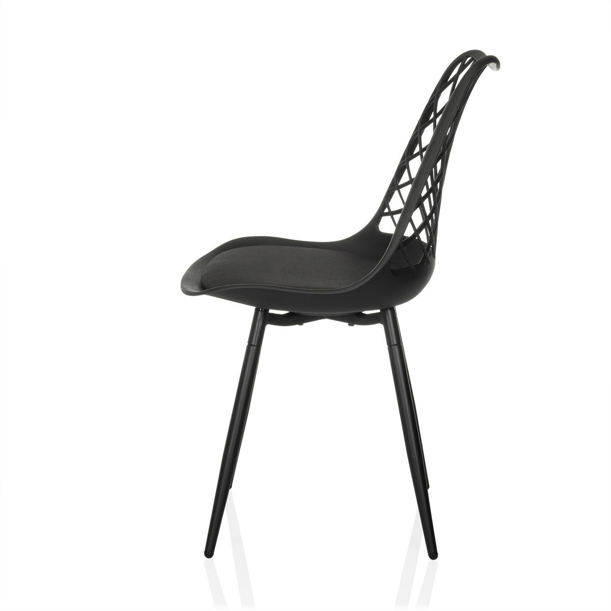 ZAHRADNÍ ŽIDLE, plast - černá, Moderní, kov/plast (48/83/57cm) - MID.YOU