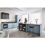 EINBAUKÜCHE   - Pastellblau, Design, Holzwerkstoff - Xora
