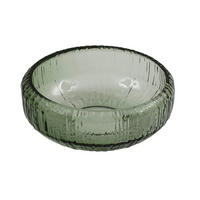 DEKORAČNÁ MISKA  - svetlozelená, Basics, sklo (27.5/11/27.5cm)