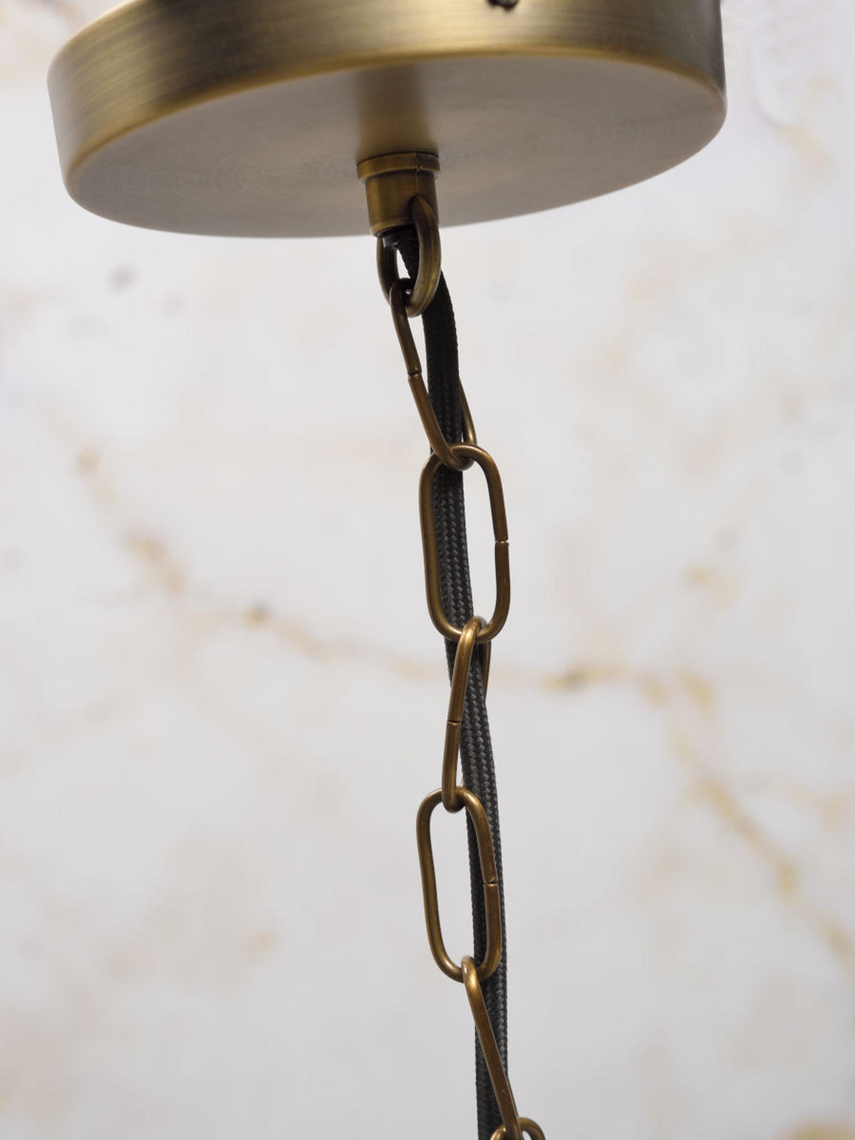 HÄNGELEUCHTE 76/248 cm  - Goldfarben, Design, Metall (76/248cm) - It's about Romi