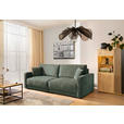 2-SITZER-SOFA in Chenille Dunkelgrau  - Dunkelgrau/Schwarz, KONVENTIONELL, Kunststoff/Textil (233/90/110cm) - Carryhome