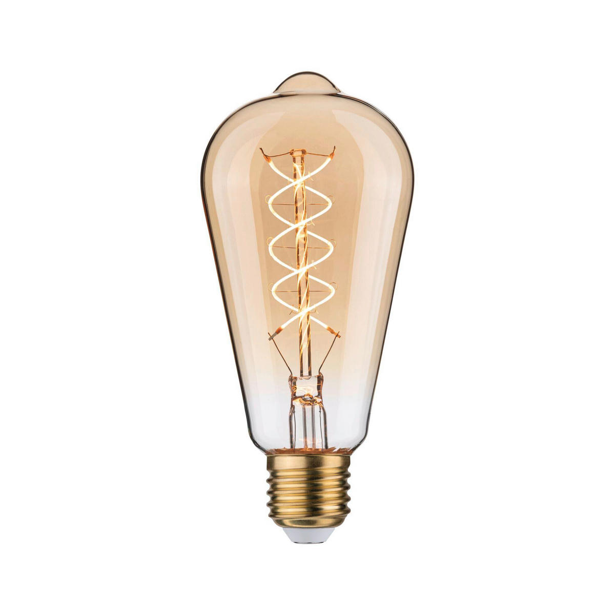 LED-LEUCHTMITTEL   E27 4,2 W 300 lm  - Goldfarben, Basics, Glas (6,4/14,3cm) - Paulmann